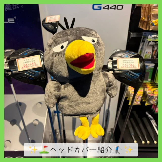 ここで少し
みんゴルスタッフが使用している ヘッドカバー🐤✨をご紹介します‼️

今回写っているのはキョエちゃん‼️🐤💕
フワフワでキュートなフォルムに 見ているだけでも癒されます🎶👍

また、なんと‼️
そんな可愛い😍💕ヘッドカバー類も、みんゴルではご注文可能となっております☺️🎁✨

もし気になった👀方は
ぜひお気軽に スタッフへお声掛けください‼️🙇✨

#沖縄ゴルフ
#シミュレーションゴルフ
#ヘッドカバー
#ゴルフ好きな人と繫がりたい 

ーーーーーーーーーーーーーーーー

⛳️みんなのゴルフ練習場⛳️
ご予約はプロフィールのホームページから☝🏻
当日のご予約も大歓迎です✨

無料貸し出しクラブ有り😊
手ぶらで気軽にご来店ください🏌🏻‍♂️🏌🏻‍♀️

皆様の御来店を心よりお待ちしております♩
.